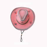 Litlookz Studio Disco Cowgirl Adjustable Star Printed Hat, view 6