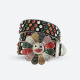 Litlookz Studio Disco Cowgirl Flower Buckle Belt, view 4