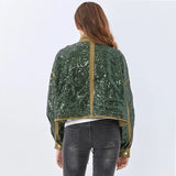 Litlookz Studio Disco Cowgirl Sequined Zip-Up Jacket, view 4