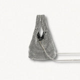 Litlookz Studio Disco Cowgirl Silver Rhinestone Handbag, view 5