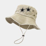 Litlookz Studio Disco Cowgirl Star Printed Denim Hat, view 6