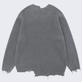 Litlookz Studio Distressed Knit Sweater, view 2