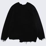 Litlookz Studio Distressed Knit Sweater, view 4