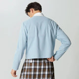 Litlookz Studio Double Breasted O-Neck Jacket, view 2