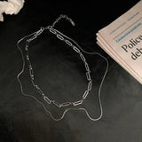Litlookz Studio Double Chain Necklace, view 2
