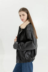 Litlookz Studio Double-Faced Faux Leather & Fur Jacket, view 6