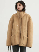 Litlookz Studio Double Faced Faux Leather Jacket, view 2