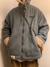 Litlookz Studio Double-Faced Zip-Up Jacket, view 3
