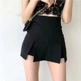 Litlookz Studio Double Side Slit Mini Skort, view 6