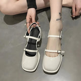 Litlookz Studio Double Strap Mary Jane High Heels, view 3