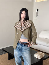 Litlookz Studio Downtown Plaid Jacket, view 2