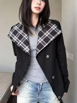 Litlookz Studio Downtown Plaid Jacket, view 4