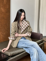 Litlookz Studio Downtown Plaid Jacket, view 5