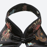 Litlookz Studio Dragon Backless Crop Top, view 4