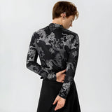 Litlookz Studio Dragon High Neck Top, view 2