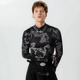 Litlookz Studio Dragon High Neck Top, view 3