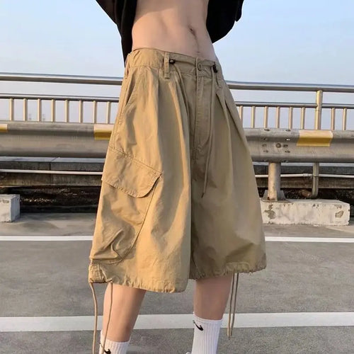 Litlookz Studio Drawstring Cargo Jorts