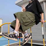 Litlookz Studio Drawstring Cargo Jorts, view 4