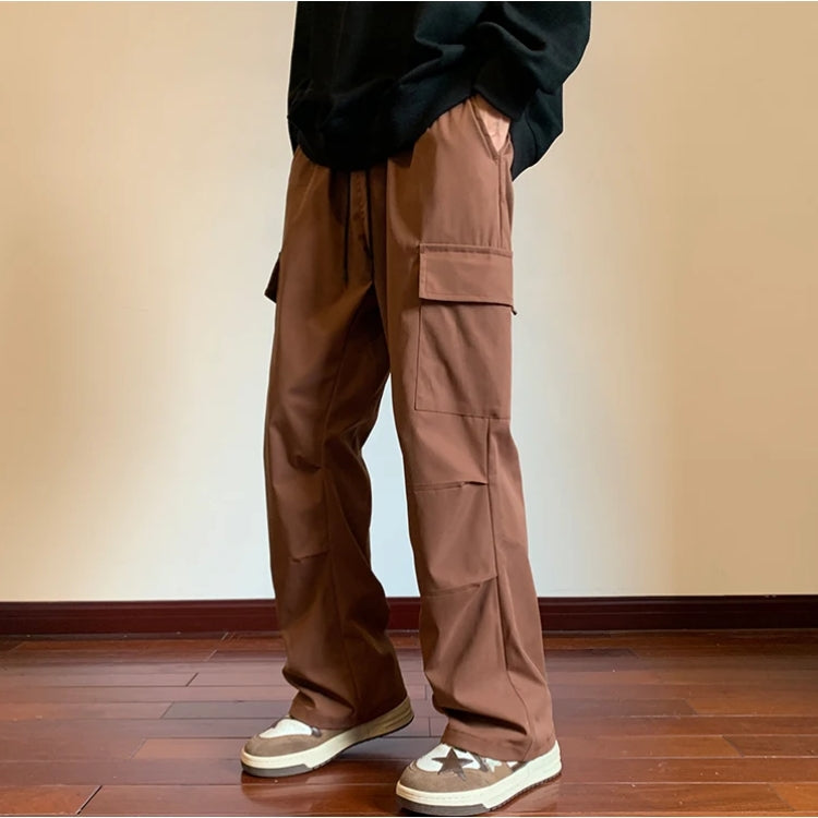 Litlookz Studio Drawstring Cargo Parachute Pants