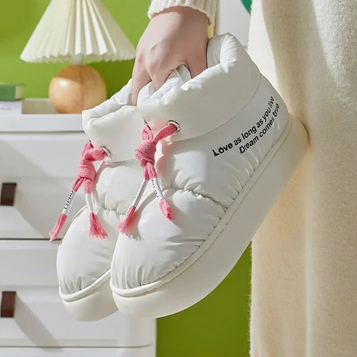 Litlookz Studio Drawstring Puffer Slippers