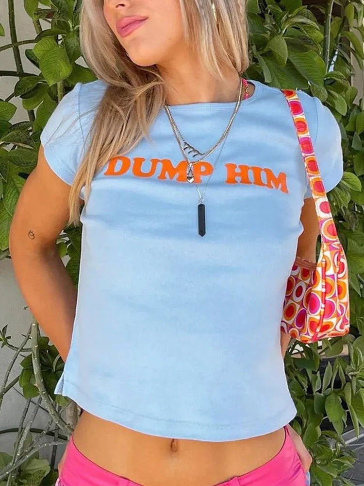 Litlookz Studio Dump Him Baby Tee