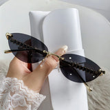 Litlookz Studio Edge Cat Eye Sunglasses, view 3