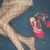 Litlookz Studio Embellished Stars Fishnet Tights, view 3