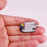 Litlookz Studio Equal Rights Pins, view 2