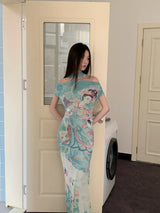 Litlookz Studio Ethereal Art Maxi Dress, view 2