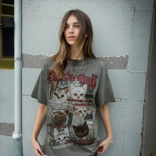 Litlookz Studio Everlasting Cats Tee