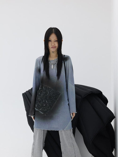 Litlookz Studio Extra Long Mesh Top