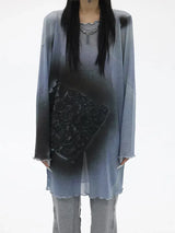 Litlookz Studio Extra Long Mesh Top, view 5
