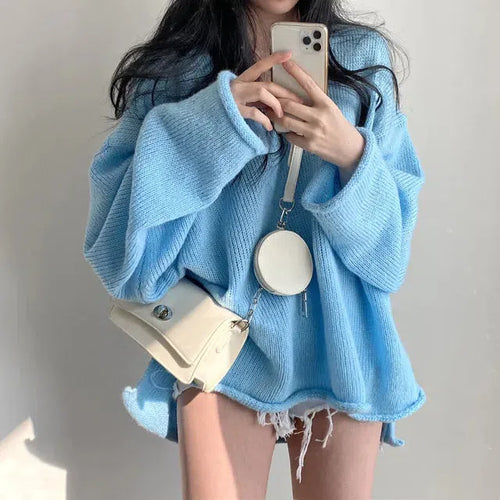 Litlookz Studio Extra Long Sleeve Loose Sweater