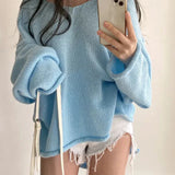 Litlookz Studio Extra Long Sleeve Loose Sweater, view 3