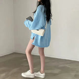 Litlookz Studio Extra Long Sleeve Loose Sweater, view 4