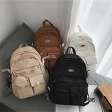 Litlookz Studio Extra Pockets Casual School Backpack, view 6