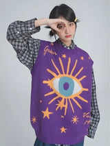 Litlookz Studio Eye Sweater Vest, view 4