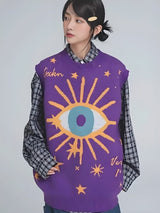 Litlookz Studio Eye Sweater Vest, view 6
