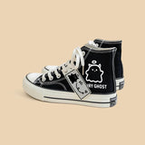 Litlookz Studio Fairy Ghost Lace Up Canvas Shoes, view 4