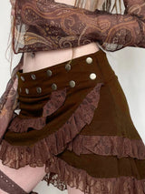 Litlookz Studio Fairy Grunge Asymmetric Mini Skirt, view 2