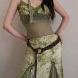 Litlookz Studio Fairy Grunge Beaded Macrame Belt, view 4