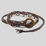 Litlookz Studio Fairy Grunge Beaded Macrame Belt, view 6