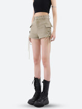 Litlookz Studio Fairy Grunge Cargo Shorts, view 4