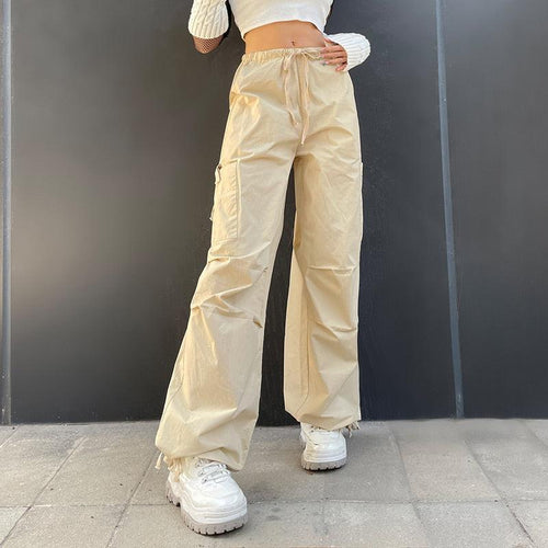 Litlookz Studio Fairy Grunge Drawstring Parachute Pants