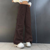 Litlookz Studio Fairy Grunge Drawstring Parachute Pants, view 5