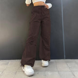 Litlookz Studio Fairy Grunge Drawstring Parachute Pants, view 6