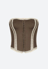 Litlookz Studio Fairy Grunge Lace Corset Top, view 3