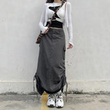 Litlookz Studio Fairy Grunge Parachute Maxi Skirt, view 2