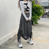 Litlookz Studio Fairy Grunge Parachute Maxi Skirt, view 4