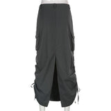 Litlookz Studio Fairy Grunge Parachute Maxi Skirt, view 6